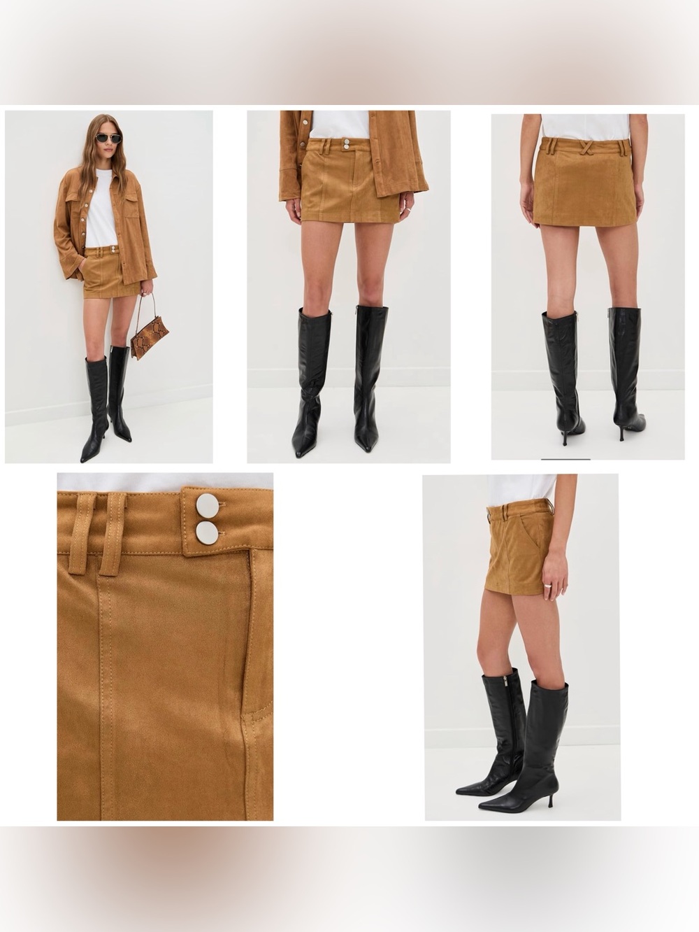 NWT Seven Wonders Monah Faux Suede Mini Skirt from Revolve
